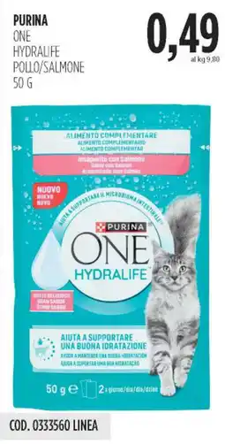 Carico Cash & Carry Purina one hydralife pollo/salmone offerta
