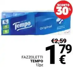 Supermercati Gulliver Fazzoletti TEMPO offerta