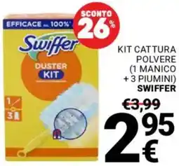 Supermercati Gulliver Kit cattura polvere (1 manico + 3 piumini) SWIFFER offerta