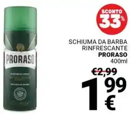 Supermercati Gulliver Schiuma da barba rinfrescante PRORASO offerta