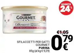 Supermercati Gulliver Sfilaccetti per gatti gourmet PURINA offerta