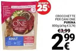 Supermercati Gulliver Crocchette per cani one PURINA offerta