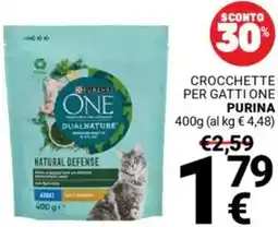 Supermercati Gulliver Crocchette per gatti one PURINA offerta
