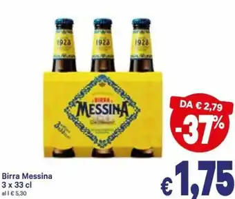 A&O Birra Messina 3 x 33cl offerta