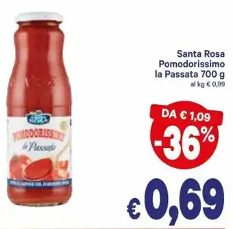 A&O Santa Rosa Pomodorissimo la Passata 700g offerta