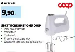 Coop Master Alleanza 3.0 SBATTITORE HM9110-GS COOP offerta