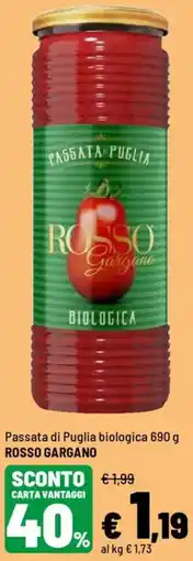 Iper La Grande Passata di Puglia biologica ROSSO GARGANO offerta