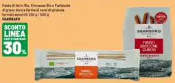 Iper La Grande Pasta di farro Bio, Khorasan Bio o Pastasole di grano duro e farina di semi di girasole SGAMBARO offerta