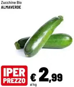 Iper La Grande Zucchine Bio ALMAVERDE offerta
