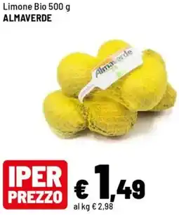 Iper La Grande Limone Bio ALMAVERDE offerta