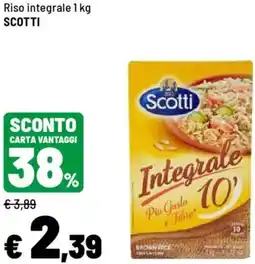 Iper La Grande Riso integrale SCOTTI offerta