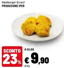 Iper La Grande Hamburger di ceci PRODUZIONE IPER offerta