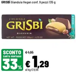 Iper La Grande GRISBI Gianduia Vegan offerta