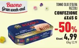 Conad Tonno olio d'oliva RIZZOLI offerta