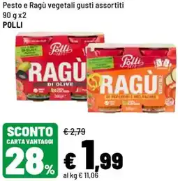 Iper La Grande Pesto e Ragù vegetali POLLI offerta