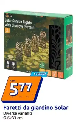 Action Faretti da giardino Solar offerta