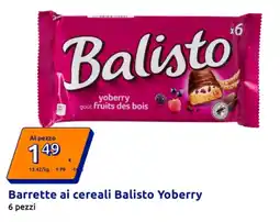 Action Barrette ai cereali Balisto Yoberry offerta