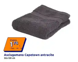 Action Asciugamano Capetown antracite offerta