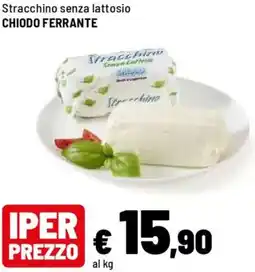 Iper La Grande Stracchino senza lattosio CHIODO FERRANTE offerta