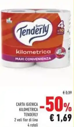 Conad Carta igienica kilometrica TENDERLY offerta