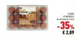 Conad 15 uova le naturelle da allevamento a terra offerta
