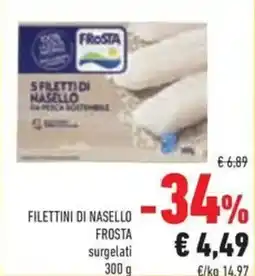 Conad Filettini di nasello FROSTA offerta