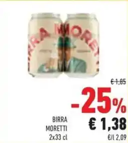 Conad Birra MORETTI offerta