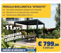 Eurobrico Pergola bioclimatica "afrodite" offerta