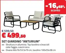 Eurobrico Set giardino "anturium" offerta