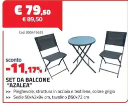 Eurobrico Set da balcone "azalea" offerta