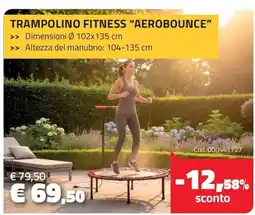 Eurobrico Trampolino fitness "aerobounce" offerta