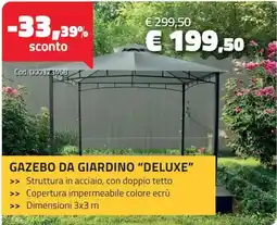 Eurobrico Gazebo da giardino "deluxe" offerta