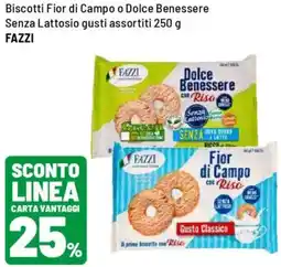 Iper La Grande Biscotti Fior di Campo o Dolce Benessere Senza Lattosio FAZZI offerta