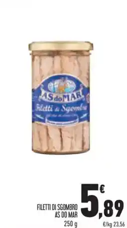 Conad Filetti di sgombro AS DO MAR offerta