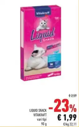 Conad Liquid snack VITAKRAFT offerta