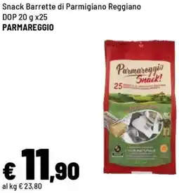 Iper La Grande Snack Barrette di Parmigiano Reggiano DOP PARMAREGGIO offerta