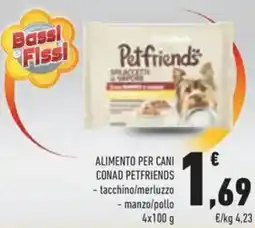 Conad Alimento per cani CONAD PETFRIENDS offerta