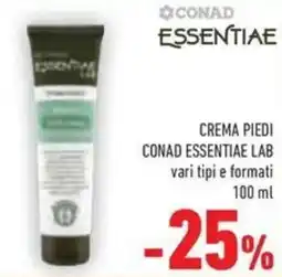 Conad Crema piedi CONAD ESSENTIAE LAB offerta