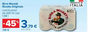 Birra Moretti Ricetta Originale