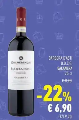 Conad Barbera d'asti d.o.c.g. GALANERA offerta