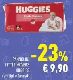 Conad Pannolini little movers HUGGIES offerta