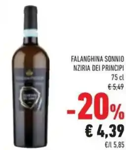 Conad Falanghina sonnio nziria dei principi offerta
