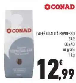 Conad Caffè qualità espresso bar conad in grani offerta