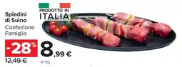 Carrefour Market Spiedini di Suino offerta