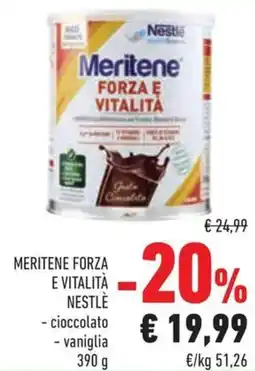 Conad Meritene forza e vitalità NESTLE offerta