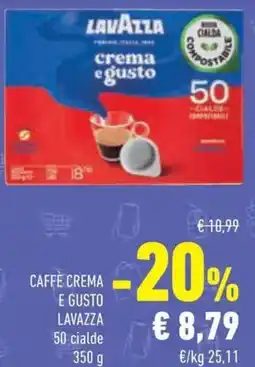 Conad Caffè crema e gusto LAVAZZA offerta