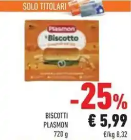 Conad Biscotti PLASMON offerta