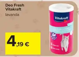 Carrefour Deo Fresh Vitakraft offerta