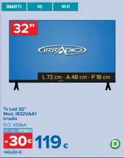Carrefour Tv Led 32 offerta