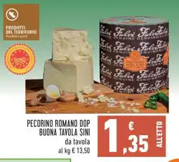 Conad PECORINO ROMANO DOP BUONA TAVOLA SINI offerta